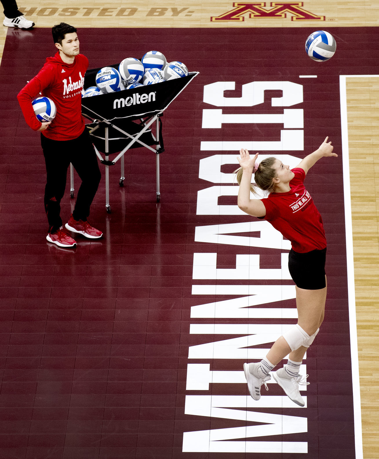 NU Volleyball Practice and Press Conference, 12.12